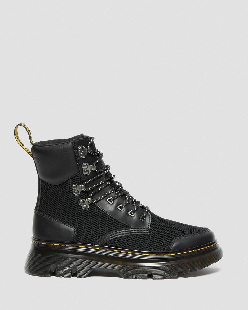 Black / Skin Men's Dr Martens Tarik Toe Guard Utility Ankle Boots | CA 448UZG